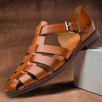 Men’s Premium Luxury Summer Sandals - Stylish & Comfortable Footwear For Warm Weather-Sandals-Unique Casa-Brown-AU 5 [EU 38]-Unique Casa