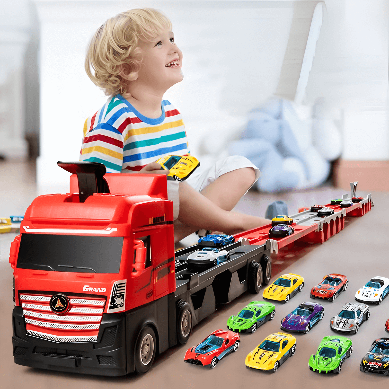 Kid's Toys Exhaust Raceway – Interactive Toy Set for Young Racers
