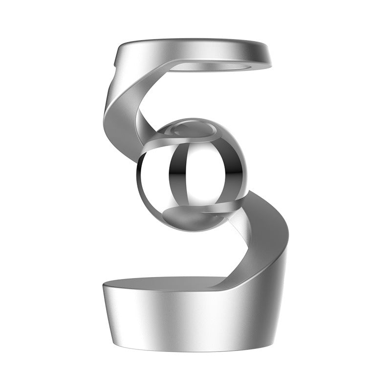Kinetic Sculpture - Elegant Metal Design with Motion Effect for Desk or Shelf Display