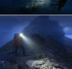 LED Headlamp - Waterproof, Adjustable Zoom & USB Rechargeable for Hiking, Camping & Running