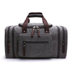Large Capacity Canvas Travel Bag – Ultimate Organizer for All Your Adventures-Travel Duffel Bag-Unique Casa-Gray-Unique Casa