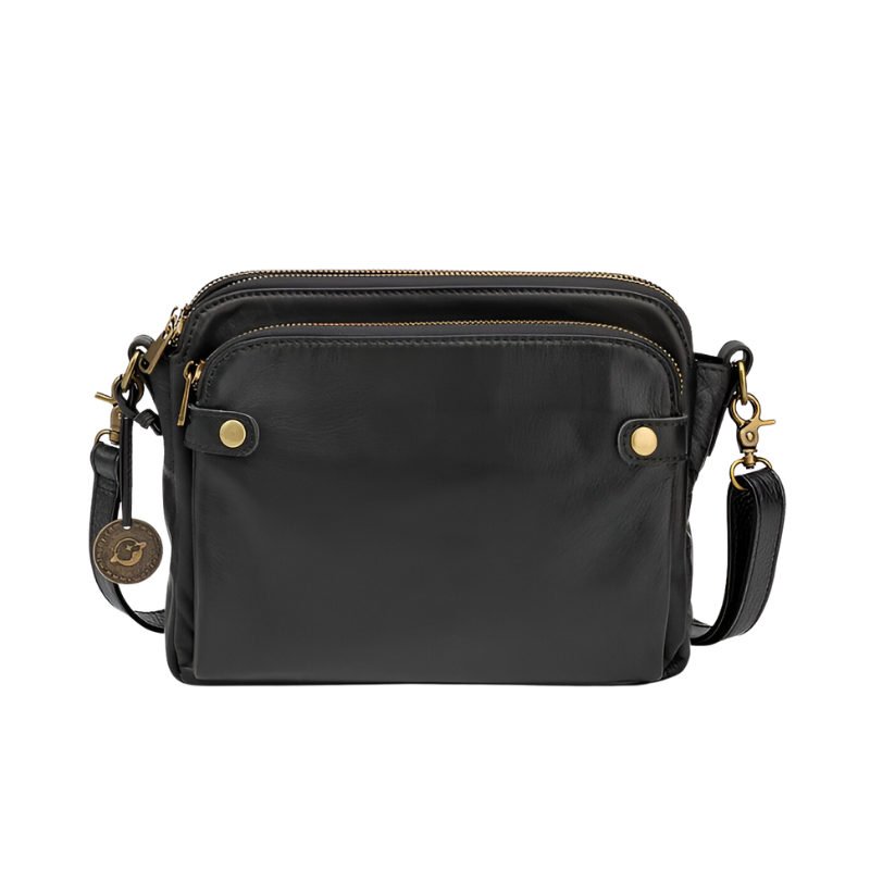 Leather Crossbody Shoulder Bag - Minimalist Design & Adjustable Strap for Everyday Wear