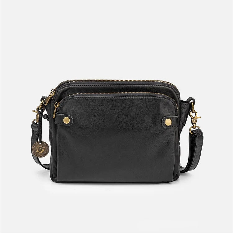 Leather Crossbody Shoulder Bag - Minimalist Design & Adjustable Strap for Everyday Wear