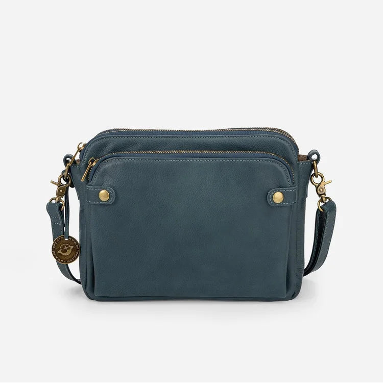 Leather Crossbody Shoulder Bag - Minimalist Design & Adjustable Strap for Everyday Wear