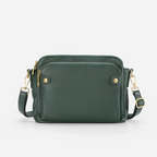 Leather Crossbody Shoulder Bag - Minimalist Design & Adjustable Strap for Everyday Wear