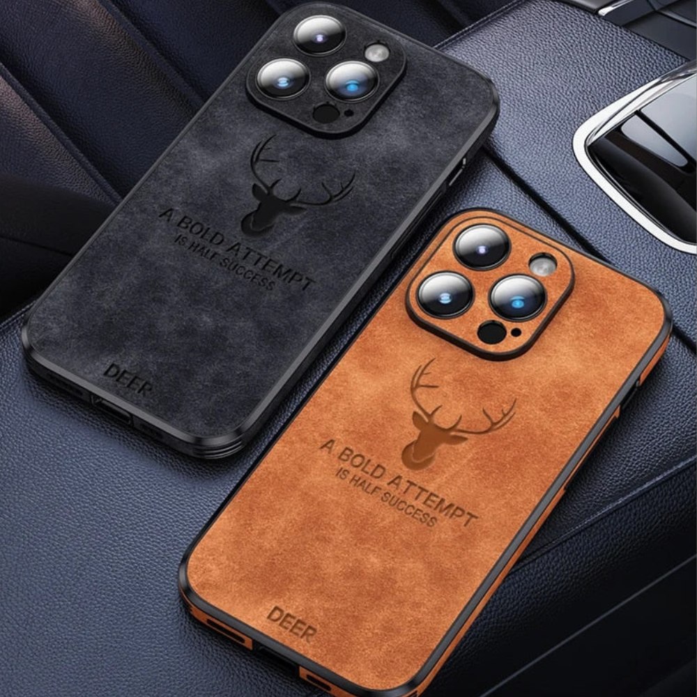 Leather iPhone Case - Protective, Stylish Cover for Work, Travel & Daily Use