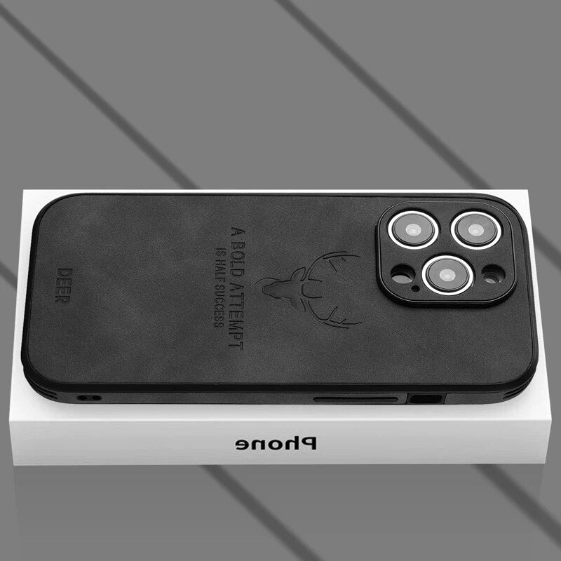 Leather iPhone Case - Protective, Stylish Cover for Work, Travel & Daily Use