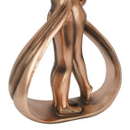Lovers’ Bond Statue - Artistic Kissing Couple Sculpture for Romantic Home Décor