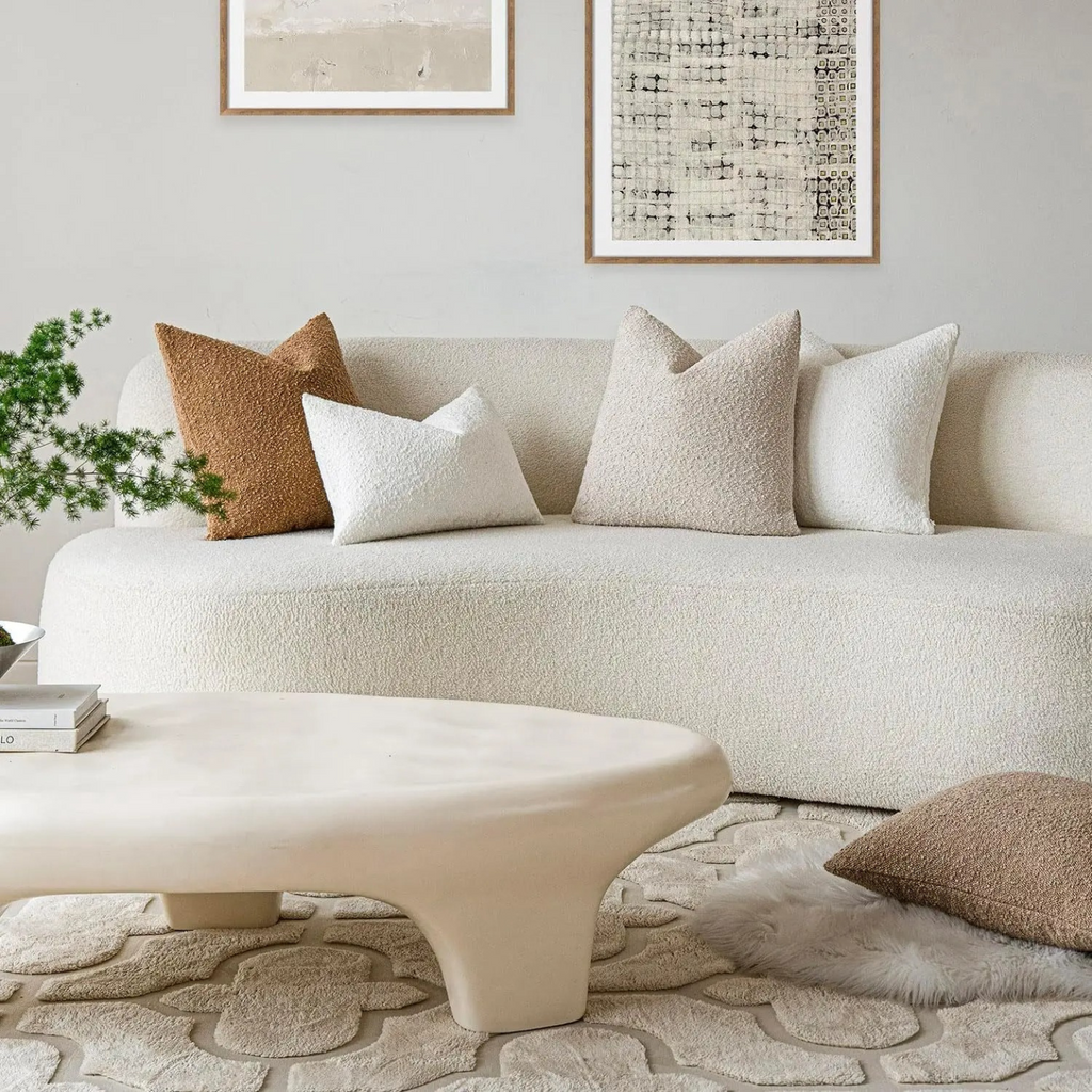 Luxe Bouclé Cushion Cover 45x45 cm – Timeless Comfort & Style-Cushion Cover-Unique Casa