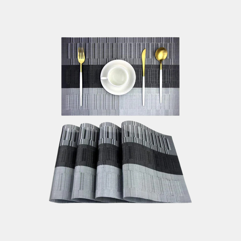 Luxury Washable Placemats – Heat-Resistant & Stylish for Dining Table Use