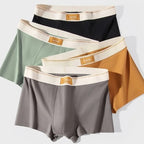 Men’s Boxer Shorts - Breathable Cotton Fabric for All-Day Comfort (4 Pieces)