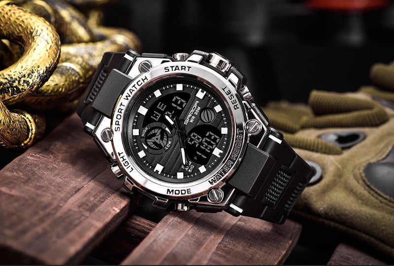 Men’s Military-Style Smart Watch - Waterproof, Shockproof & Perfect for Outdoor Activities