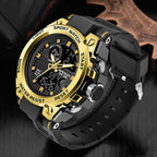 Men’s Military-Style Smart Watch - Waterproof, Shockproof & Perfect for Outdoor Activities