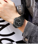 Men’s Military-Style Smart Watch - Waterproof, Shockproof & Perfect for Outdoor Activities