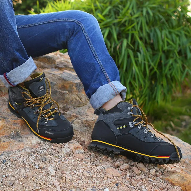 Men’s Robust Trail Shoes - Shock-Absorbing Support for Rugged Outdoor Use-Trail Shoes-Unique Casa-Unique Casa