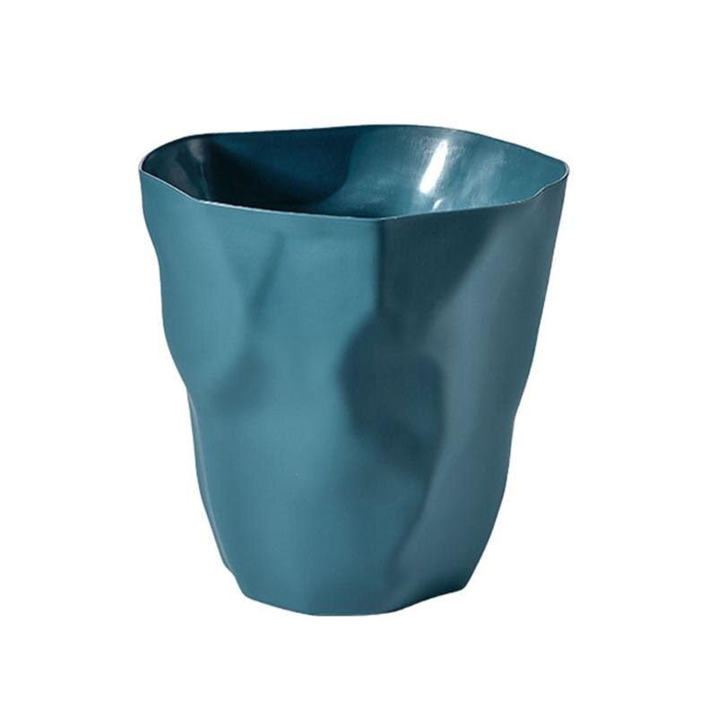 Minimalist Irregular Trash Can - Modern Design, Durable Material for Home & Office