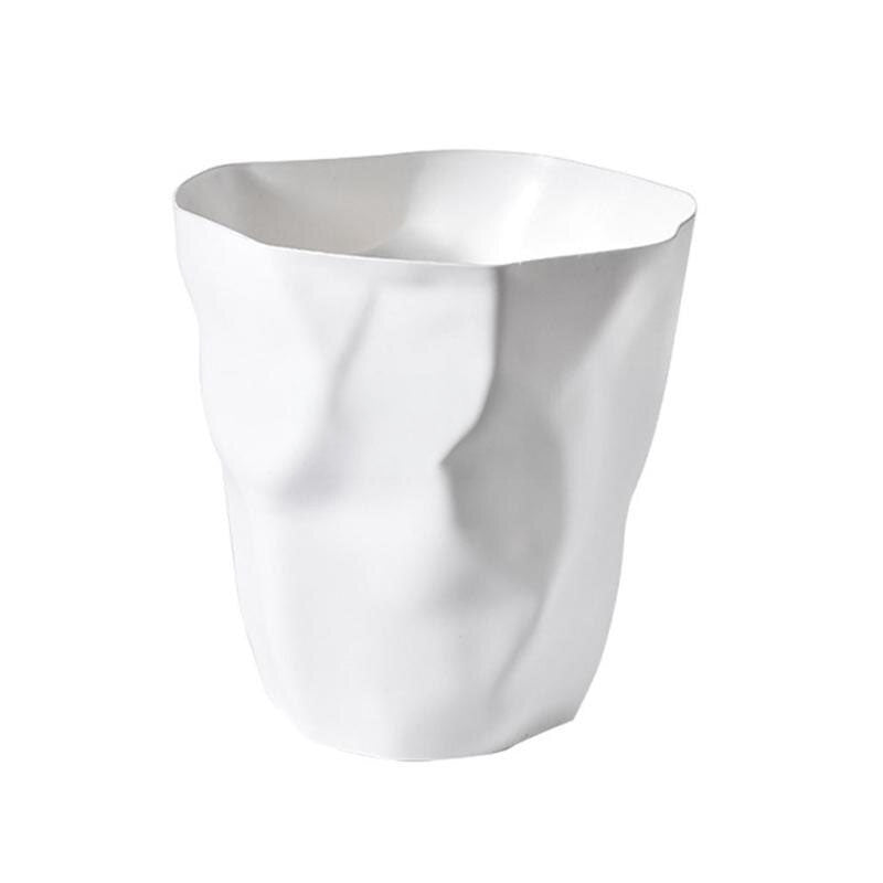Minimalist Irregular Trash Can - Modern Design, Durable Material for Home & Office