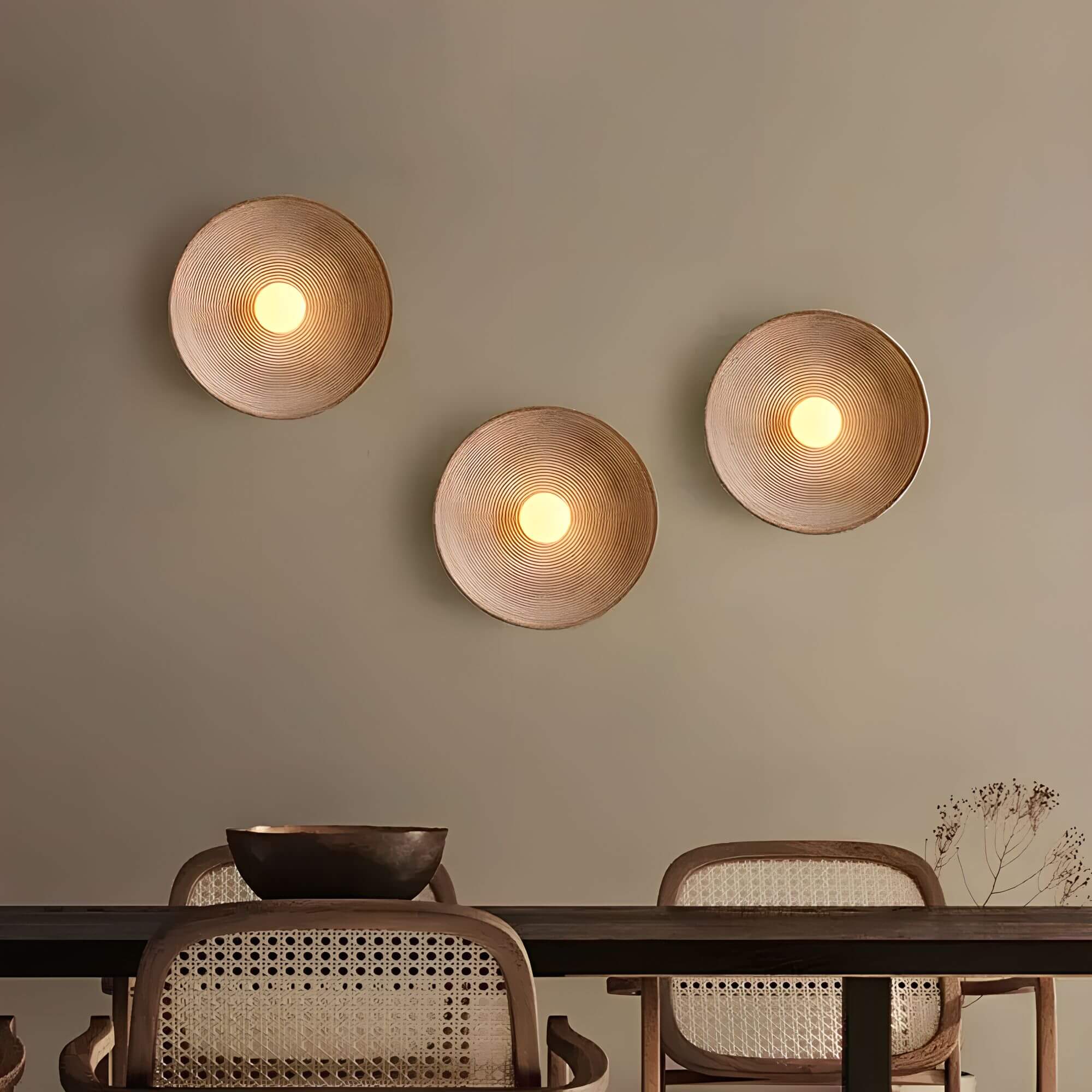 Minimalist Bamboo Wall Sconce Lighting – Eco-Friendly Wall Lamp for Home 3
