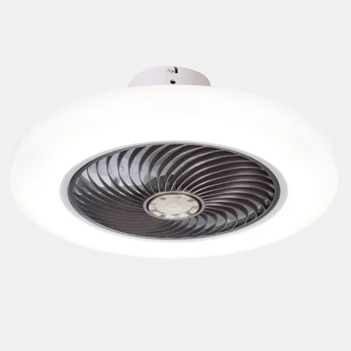 Modern Ceiling Fan with Dimmable LED Light - Quiet Remote Control for Living Room 0