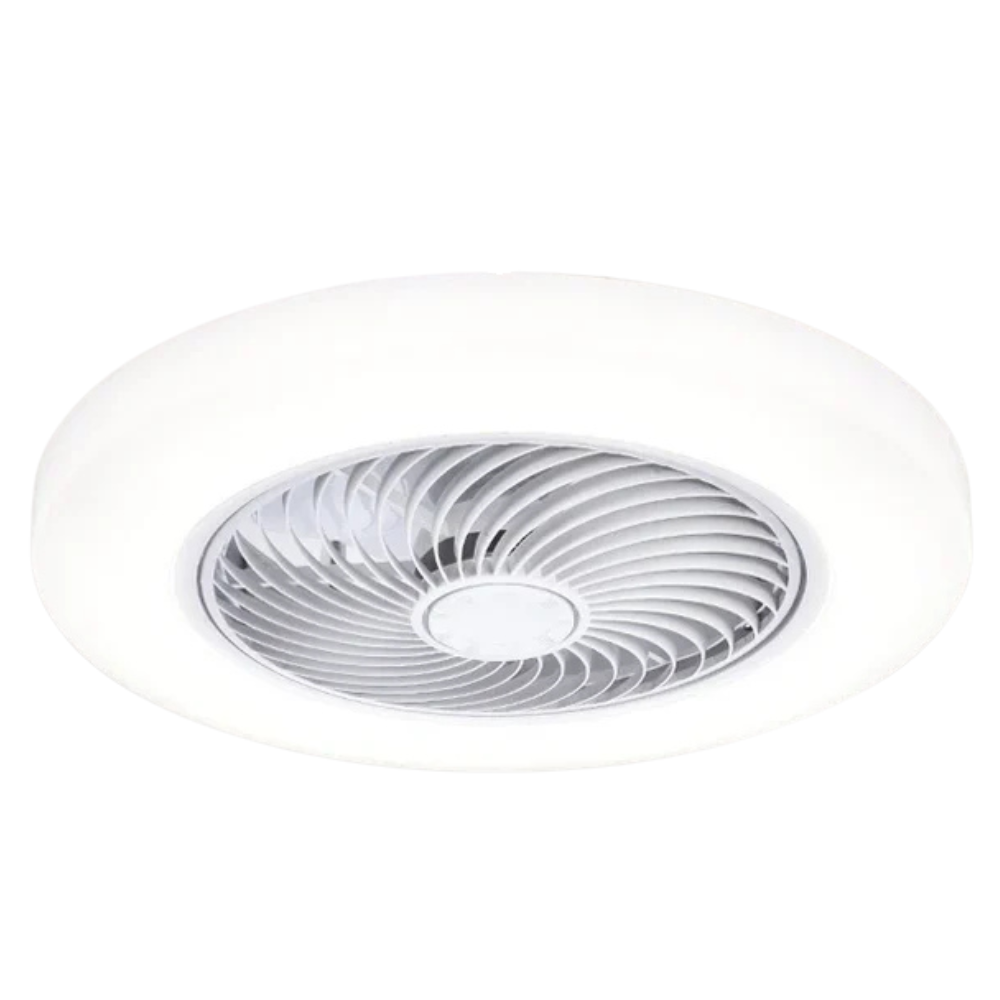 Modern Ceiling Fan with Dimmable LED Light - Quiet Remote Control for Living Room 2