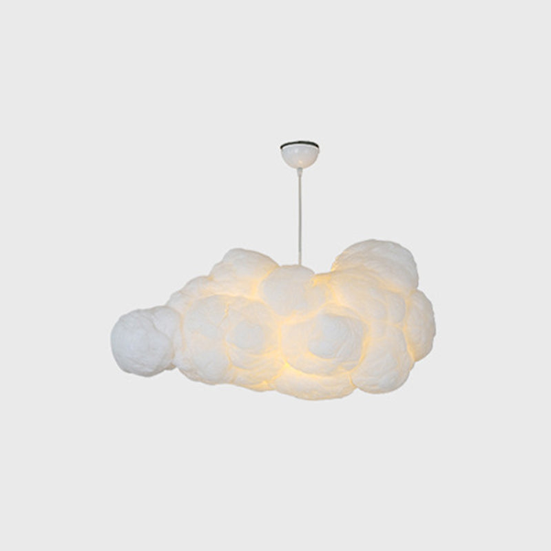Modern White Hanging Lamp – Adjustable Pendant Light for Bedroom Ambiance 0