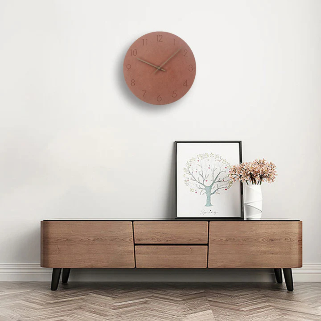 Modern Wooden Wall Clock with Silent Quartz Movement for Home Decor 1