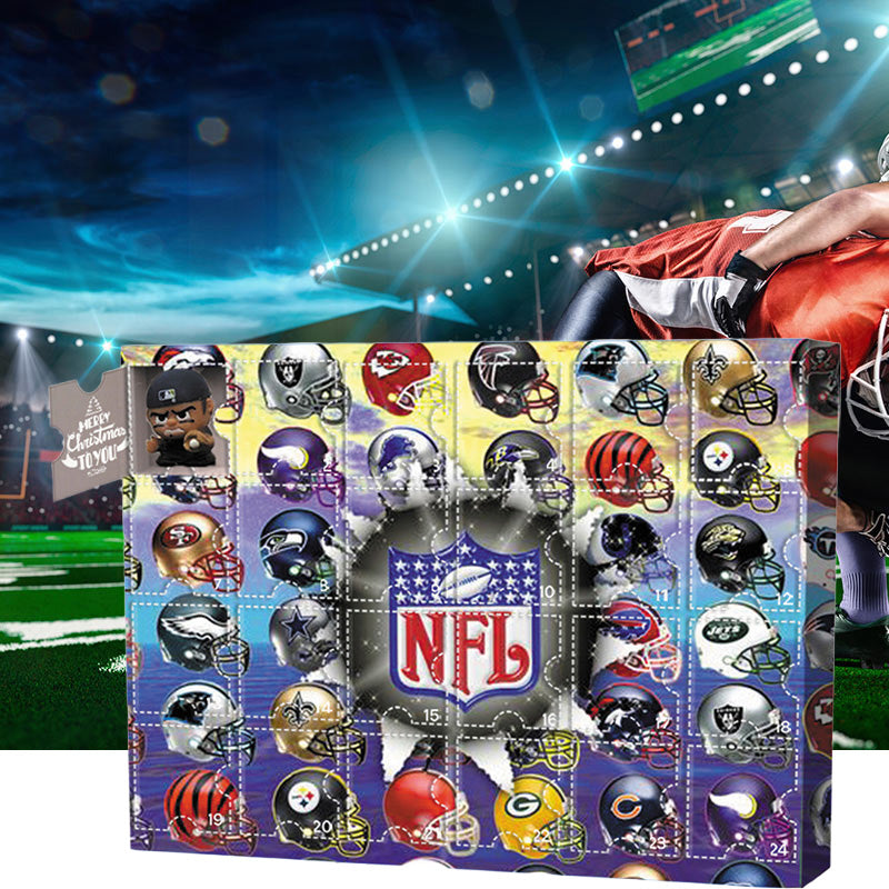 NFL Fan Advent Calendar - Daily Team-Themed Treats for Game Day Excitement-Advent Calendars-Unique Casa-Unique Casa