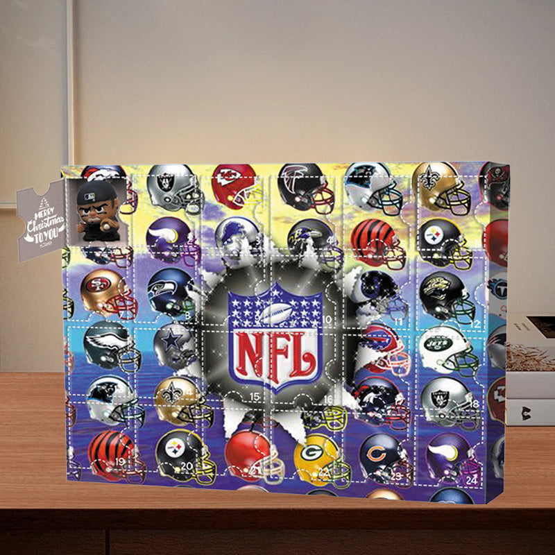 NFL Fan Advent Calendar - Daily Team-Themed Treats for Game Day Excitement-Advent Calendars-Unique Casa-Unique Casa