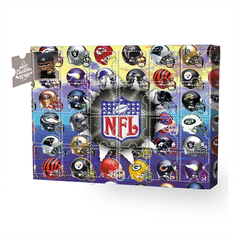 NFL Fan Advent Calendar - Daily Team-Themed Treats for Game Day Excitement-Advent Calendars-Unique Casa-Unique Casa
