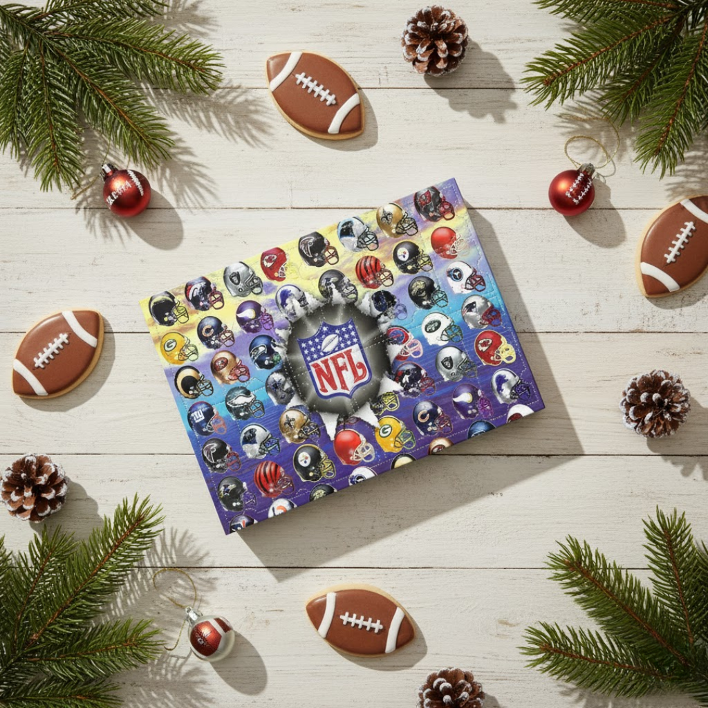 NFL Fan Advent Calendar - Daily Team-Themed Treats for Game Day Excitement-Advent Calendars-Unique Casa-Unique Casa