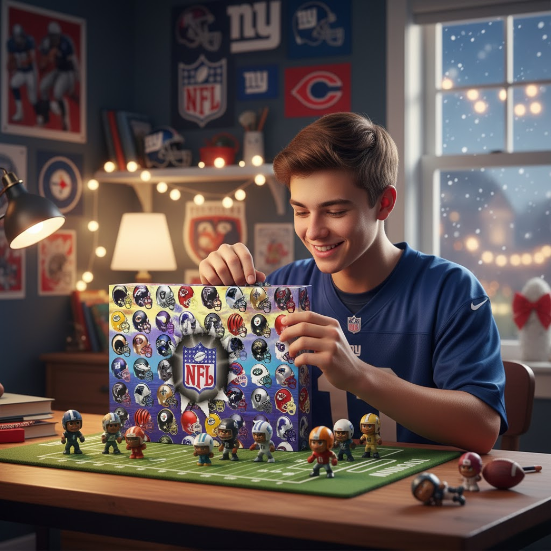 NFL Fan Advent Calendar - Daily Team-Themed Treats for Game Day Excitement-Advent Calendars-Unique Casa-Unique Casa
