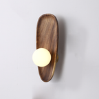 Natural Wood Wall Sconce Lighting – Rustic LED Wall Lamp for Home Decor 4