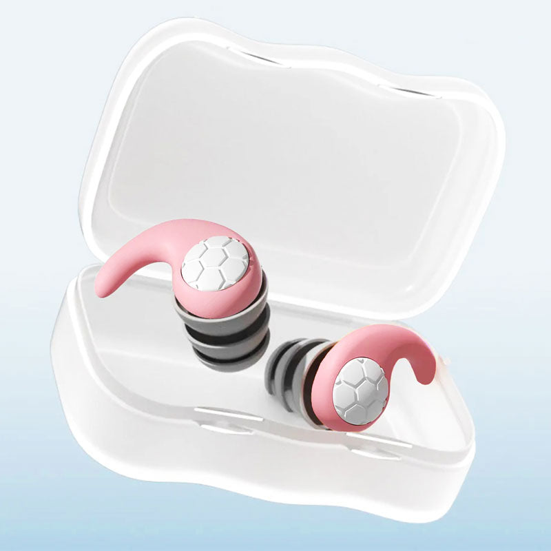 Noise Cancelling Silicone Earplugs – Soft Reusable Plugs for Sleep & Travel