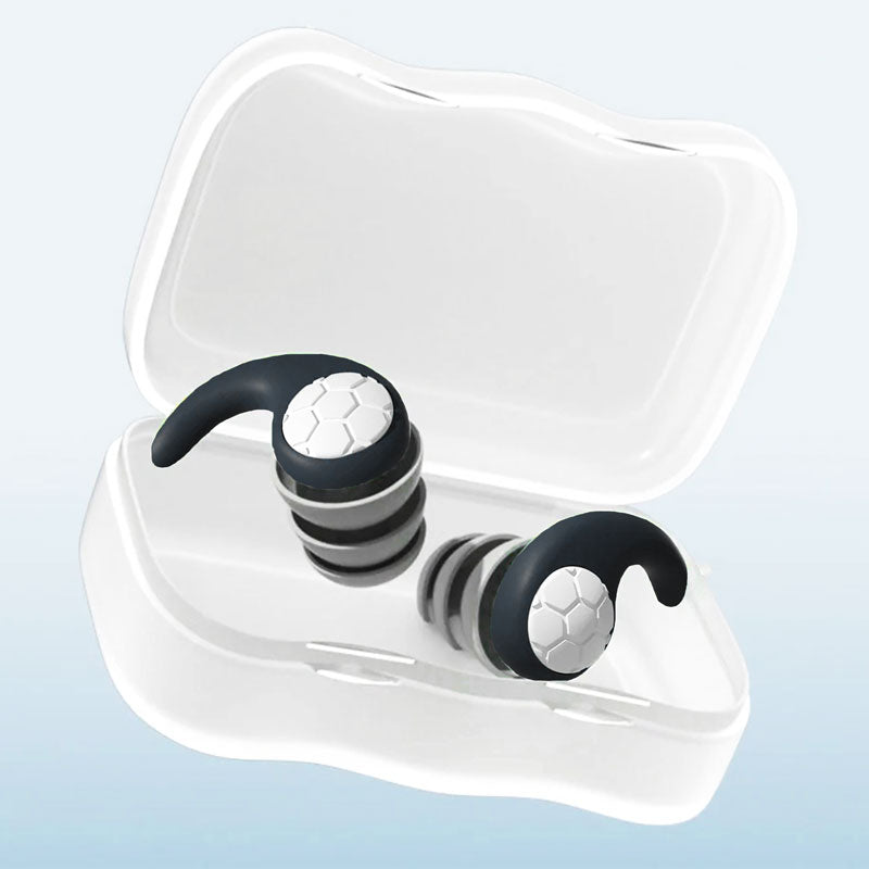 Noise Cancelling Silicone Earplugs – Soft Reusable Plugs for Sleep & Travel