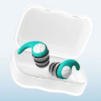 Noise Cancelling Silicone Earplugs – Soft Reusable Plugs for Sleep & Travel