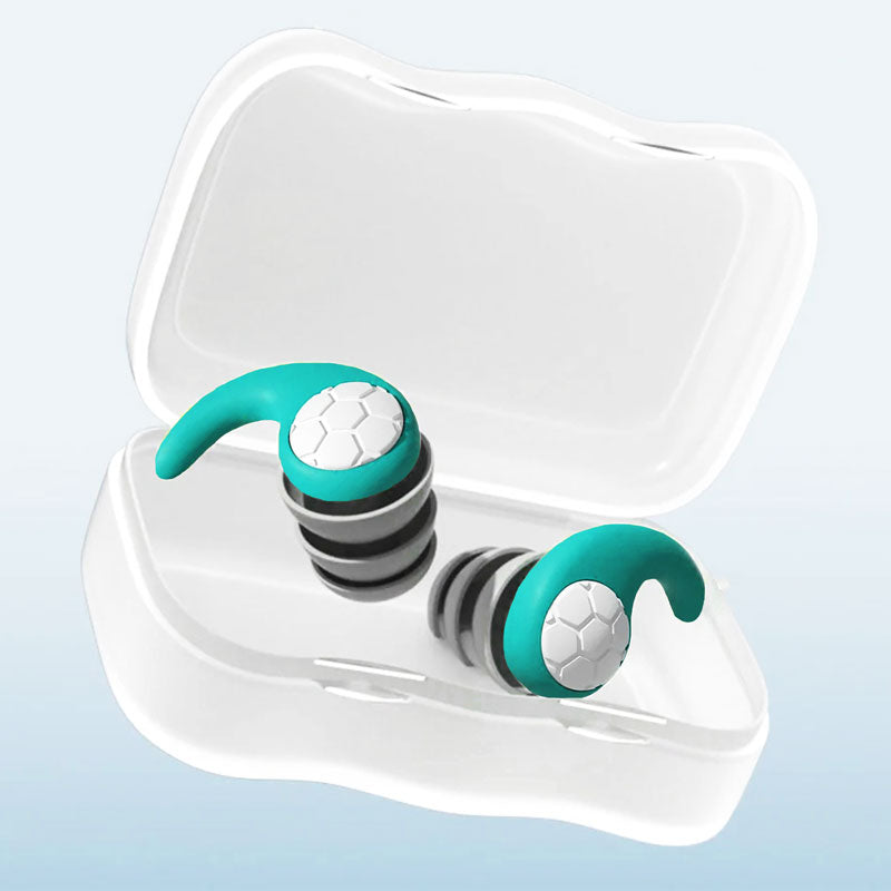 Noise Cancelling Silicone Earplugs – Soft Reusable Plugs for Sleep & Travel