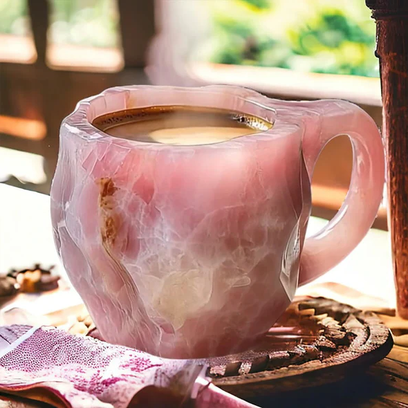 Crystal Coffee Mugs – Elegant and Durable Glassware for a Luxurious Coffee Experience-Kitchen Accessories-Unique Casa-Pink-300 ml-Unique Casa