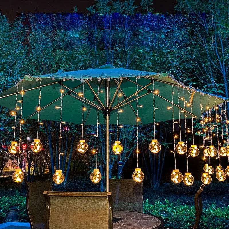 Outdoor Fairy String Lights Wreath – Waterproof LED Garden Decor 2