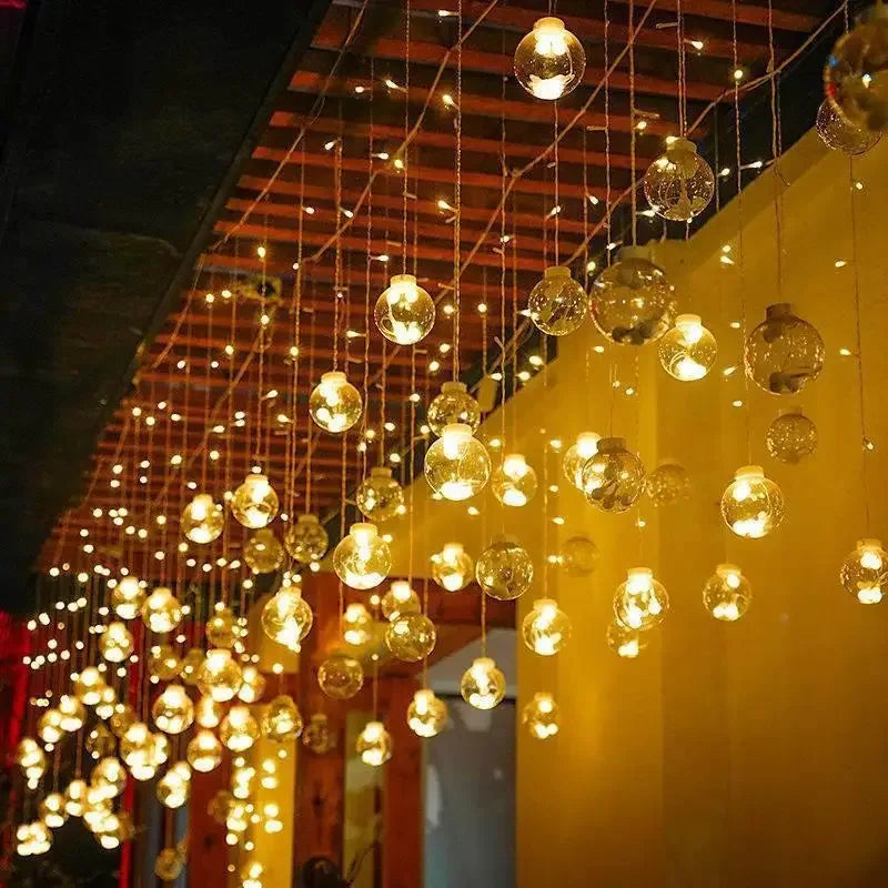 Outdoor Fairy String Lights Wreath – Waterproof LED Garden Decor 4
