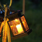 Outdoor Solar Lantern with Flickering LED – Waterproof Solar Lamp for Garden 3