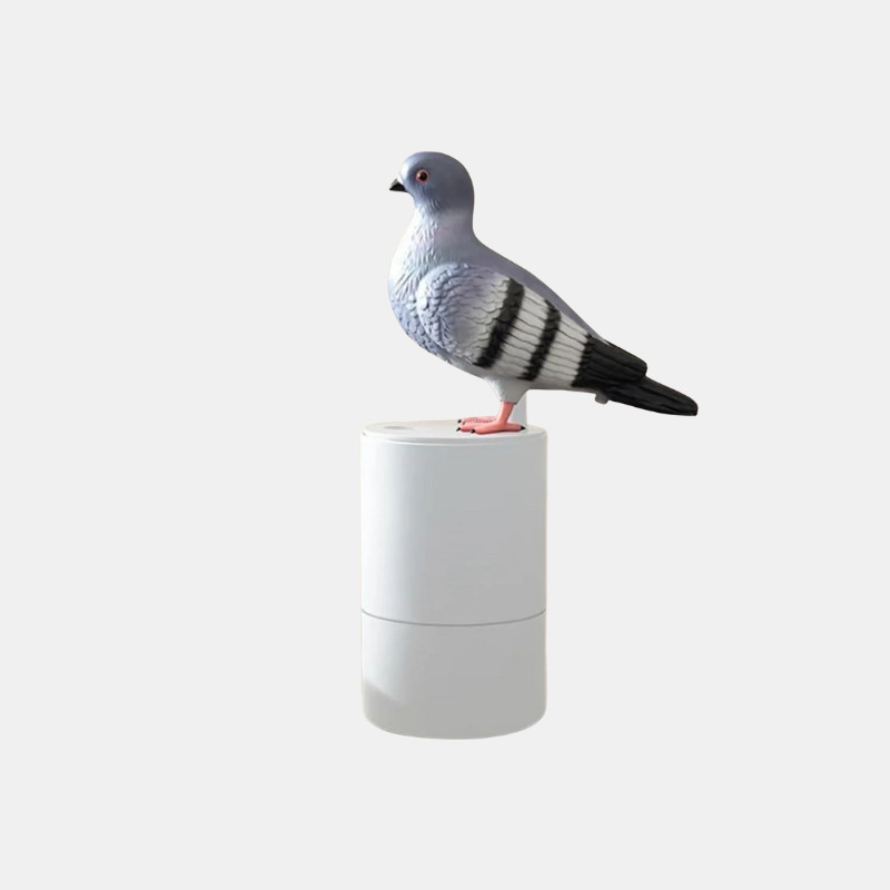 Pigeon Soap Dispenser – Cute Ceramic Pump for Bathroom & Kitchen