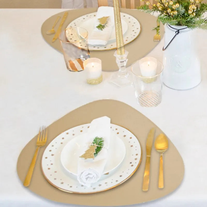 Placemats and Coasters Set of 2 - Retro Space Age Style for Vibrant Home Décor-Placemats-Unique Casa-Unique Casa