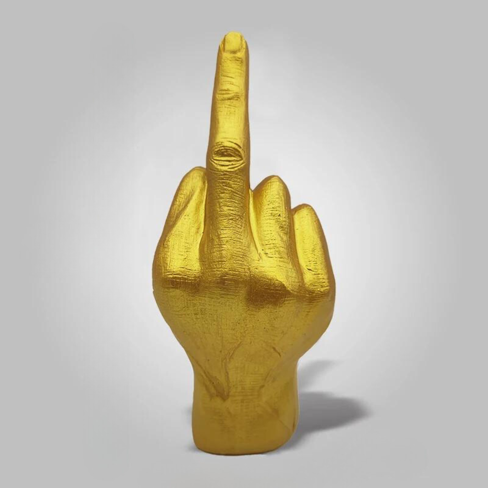 Quirky Attitude Sculpture – Playful Home and Office Decor Piece 4