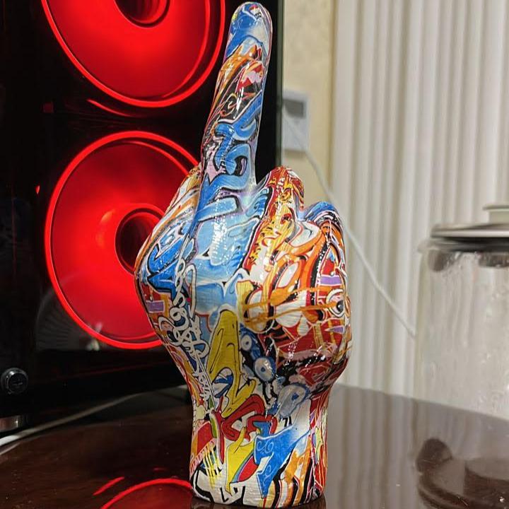 Quirky Attitude Sculpture – Playful Home and Office Decor Piece 5
