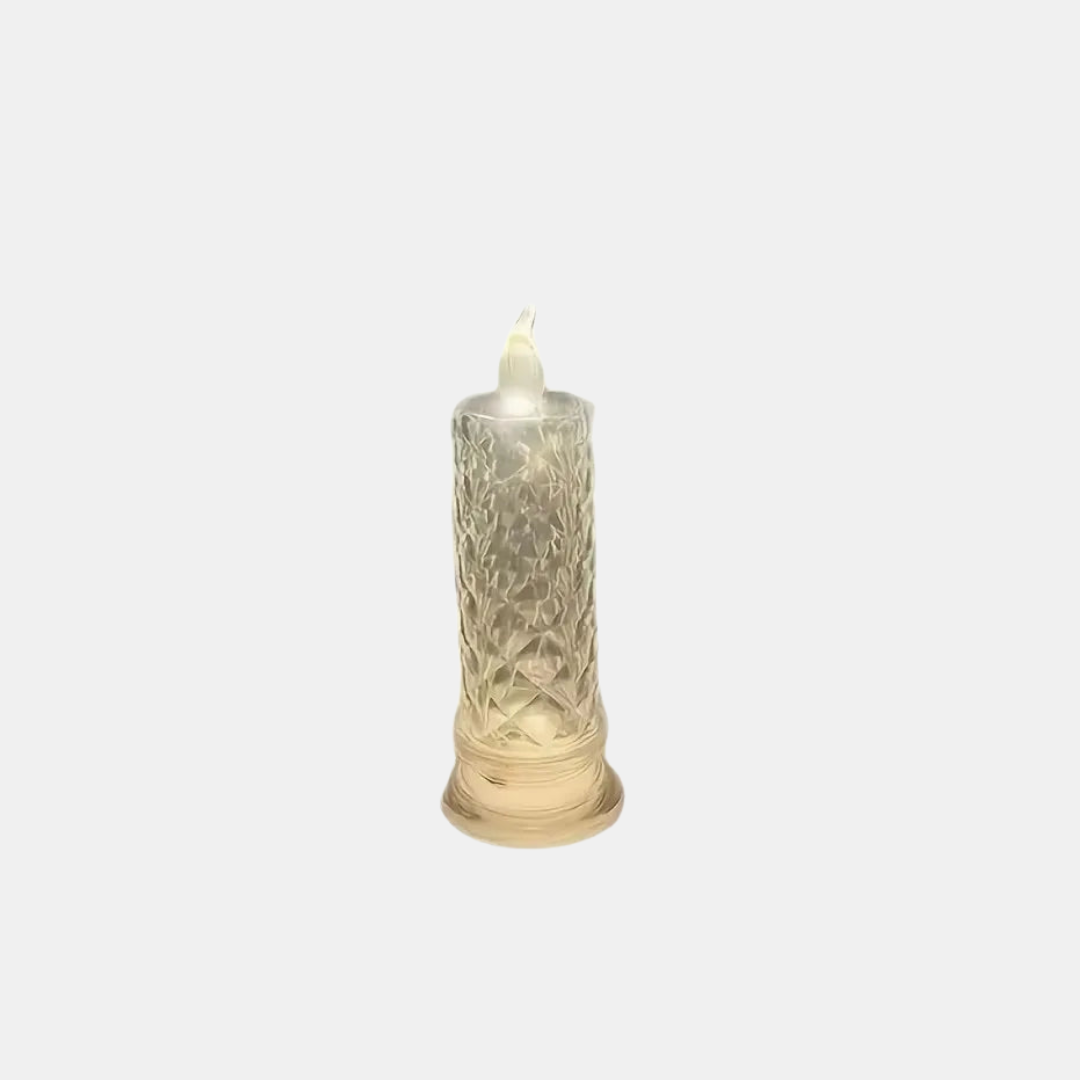 Remote-Controlled LED Candle Lamp – Crystal Design for Home Ambiance 0