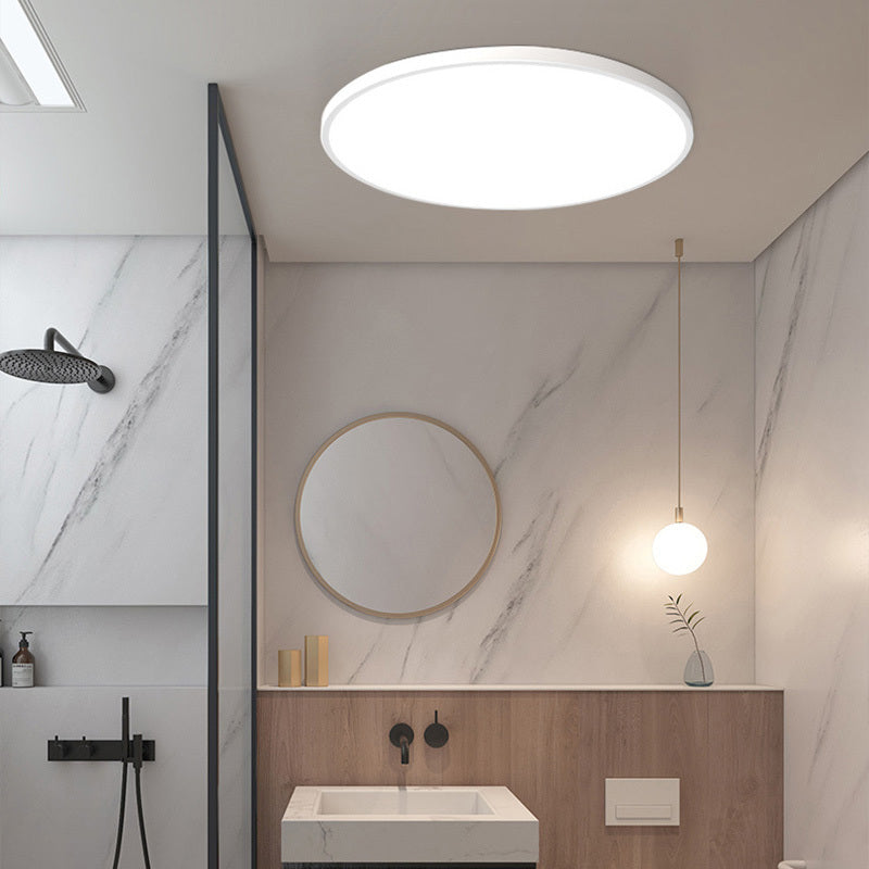 Round LED Ceiling Light Fixture – Modern Flush Mount for Dining Room 1