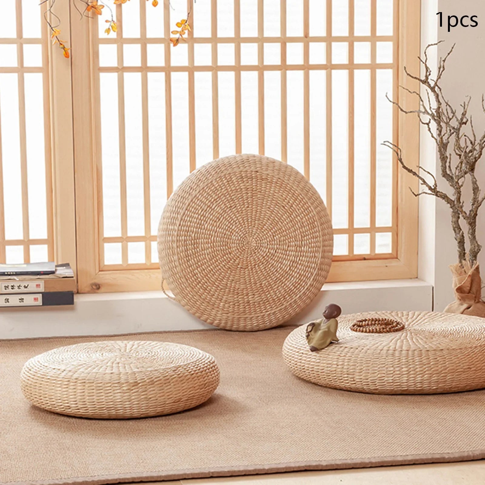 Handcrafted Tatami Cushions – Natural, Eco-Friendly Comfort with Elegant Style-Chair & Sofa Cushions-Unique Casa-Unique Casa