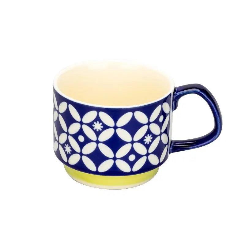 Retro Coffee Ceramic Cups – Chic Vintage Charm for Your Daily Brew-Mugs-Unique Casa-g-300ml-Unique Casa