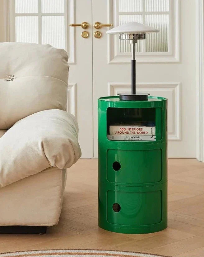 Side Table in Componibili Style – Stylish Barrel-Aged Design for Modern Living-Side Tables-Unique Casa-Unique Casa