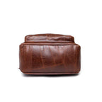 Anti-Theft Leather Backpack – Stylish Security for Modern Women-Backpacks-Unique Casa-Unique Casa